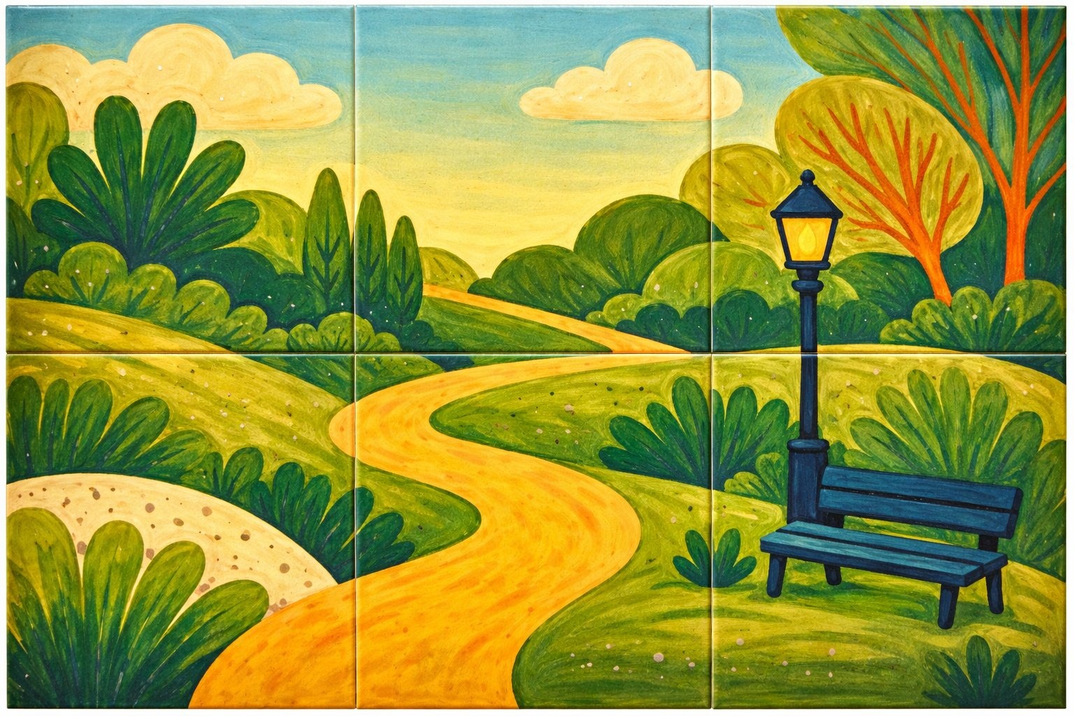 Illustrated spread of a small boat on stormy seas with lightning